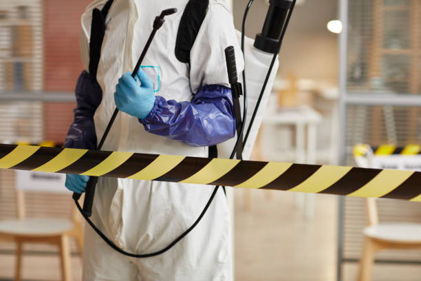 Professional Biohazard technician working in Inwood, FL